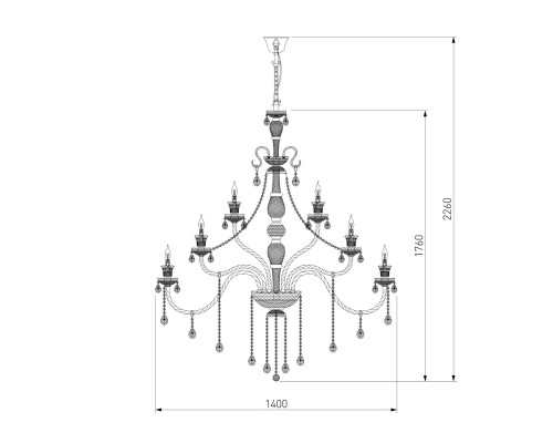 Подвесная люстра Bogates 336 Strotskis Подвесная люстра Bogates 336 Strotskis