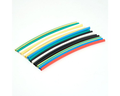 Набор термоусадочных трубок STEKKER HSHTS-210-10M, длина 10 см., коэф. усадки 2:1, (21шт в упаковке)