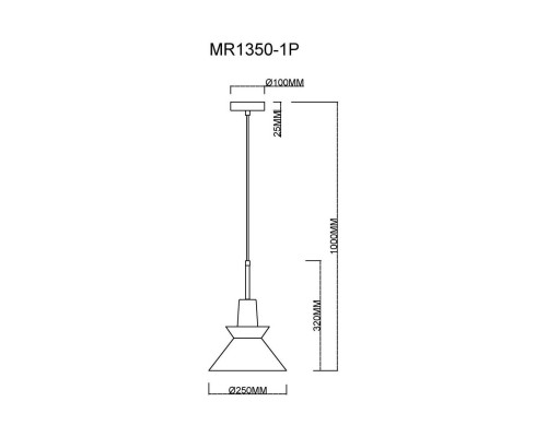 Подвесной светильник MyFar Kristina MR1350-1P