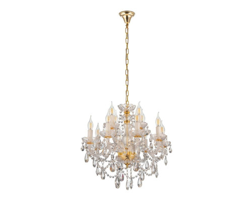 Подвесная люстра Lumina Deco Eliza LDP 7026-8+4 SL+GD Подвесная люстра Lumina Deco Eliza LDP 7026-8+4 SL+GD