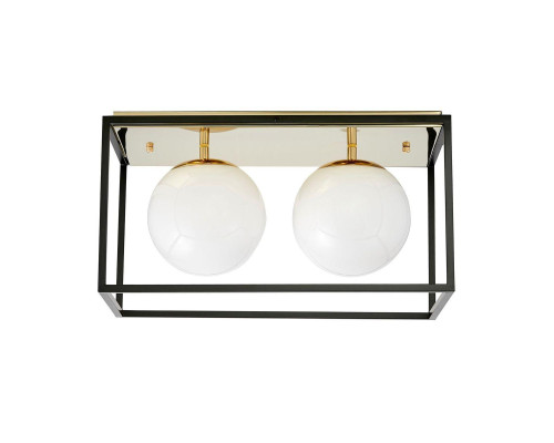 Потолочная люстра Lumina Deco Maldini LDC 8060-2 F.GD+BK Потолочная люстра Lumina Deco Maldini LDC 8060-2 F.GD+BK
