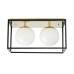 Потолочная люстра Lumina Deco Maldini LDC 8060-2 F.GD+BK