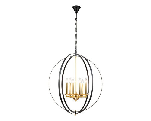 Подвесная люстра iLamp Element 9977-800 GoldBlack Подвесная люстра iLamp Element 9977-800 GoldBlack