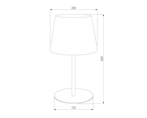 Настольная лампа TK Lighting 2936 Maja Black Настольная лампа TK Lighting 2936 Maja Black