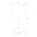 Настольная лампа TK Lighting 2936 Maja Black