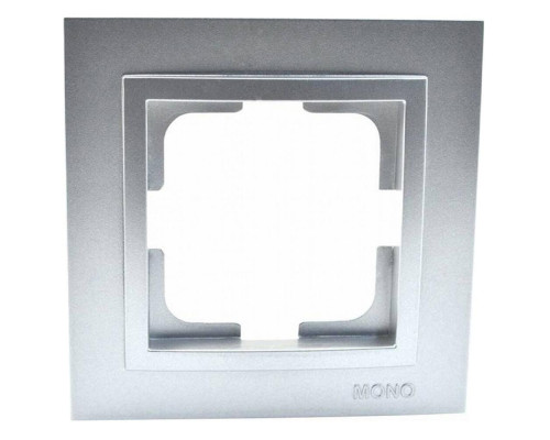 Рамка 1-постовая Mono Electric Despina серебро 102-210000-160 Рамка 1-постовая Mono Electric Despina серебро 102-210000-160