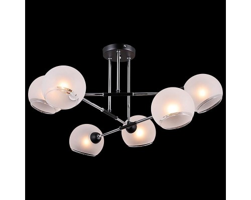 Потолочная люстра Illumico IL9900-6CSQ-79 CR BK Потолочная люстра Illumico IL9900-6CSQ-79 CR BK