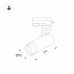 Трековый светодиодный светильник Arlight LGD-Gelios-4TR-R95-40W Warm3000 036093