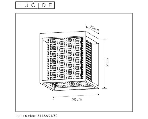 Потолочный светильник Lucide Sansa 21122/01/30
