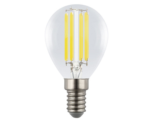 Лампа светодиодная Uniel E14 4W 3000K прозрачная LED-G45-4W/3000K/E14/CL GLY01TR UL-00011938 Лампа светодиодная Uniel E14 4W 3000K прозрачная LED-G45-4W/3000K/E14/CL GLY01TR UL-00011938