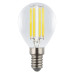 Лампа светодиодная Uniel E14 4W 3000K прозрачная LED-G45-4W/3000K/E14/CL GLY01TR UL-00011938