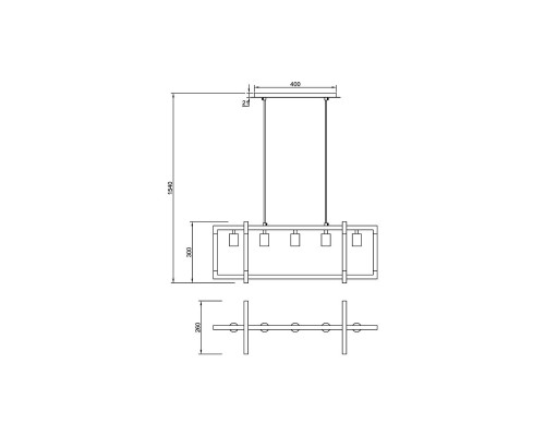 Подвесной светильник Vele Luce Palermo VL5023P05