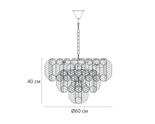 Подвесная люстра Arte Lamp Evelyn A4073LM-12PB Подвесная люстра Arte Lamp Evelyn A4073LM-12PB