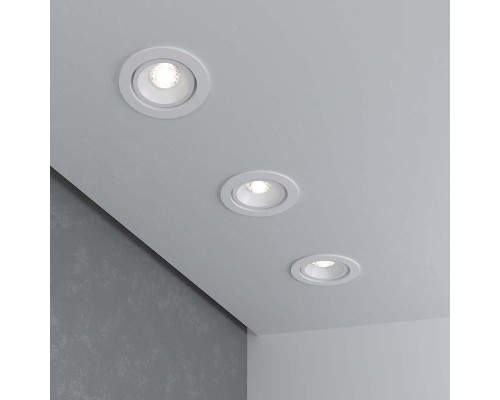 Встраиваемый светодиодный светильник Elektrostandard 15267/LED 7W 4200K белый/белый a055721 Встраиваемый светодиодный светильник Elektrostandard 15267/LED 7W 4200K белый/белый a055721