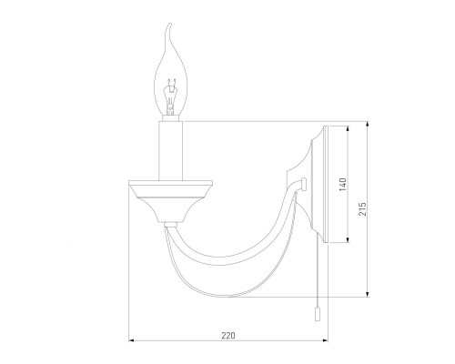 Бра Eurosvet Lazzaro 60098/2 черный Бра Eurosvet Lazzaro 60098/2 черный