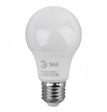 Лампа светодиодная ЭРА E27 7W 4000K матовая LED A60-7W-840-E27 Б0029820
