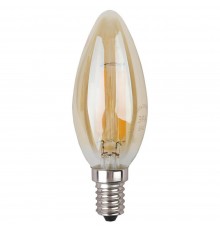 Лампа светодиодная филаментная ЭРА E14 5W 2700K золотая F-LED B35-5W-827-E14 gold Б0027939