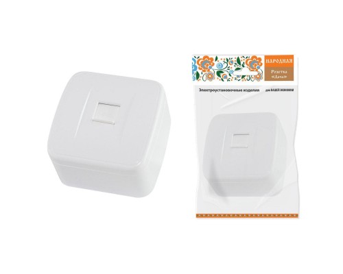 Розетка компьютерная RJ45 TDM Electric Дача белая SQ1824-0011 Розетка компьютерная RJ45 TDM Electric Дача белая SQ1824-0011