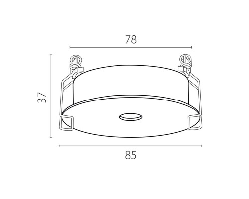 Рамка встраиваемая плоская д/светильников 0742х6 Spira Lightstar 074206-12