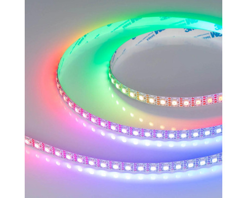 Светодиодная лента Arlight 13W/m 96LED/m 5060SMD разноцветный 5М SPI-B96-10mm 12V 037868 Светодиодная лента Arlight 13W/m 96LED/m 5060SMD разноцветный 5М SPI-B96-10mm 12V 037868