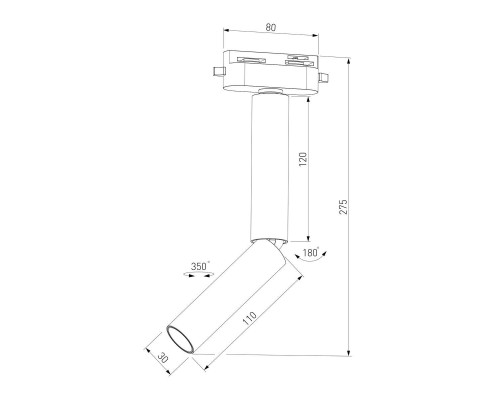 Трековый светодиодный светильник Elektrostandard Pika 85112/01 a065275 Трековый светодиодный светильник Elektrostandard Pika 85112/01 a065275