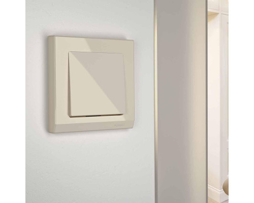 Выключатель Werkel одноклавишный проходной слоновая кость W1112003 4690389155567 Выключатель Werkel одноклавишный проходной слоновая кость W1112003 4690389155567