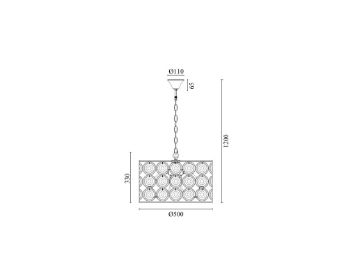 Подвесная люстра Vele Luce Sophie VL3233P08 Подвесная люстра Vele Luce Sophie VL3233P08