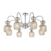 Потолочная люстра Escada Gloss 1141/8PL Chrome/Beige