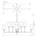 Подвесная люстра KUTEK MOOD Empoli EMP-ZWL-8(Z)