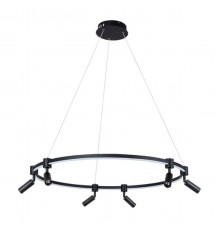 Подвесная светодиодная люстра Arte Lamp Ring A2186SP-1BK