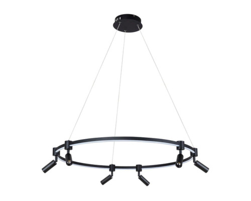 Подвесная светодиодная люстра Arte Lamp Ring A2186SP-1BK Подвесная светодиодная люстра Arte Lamp Ring A2186SP-1BK