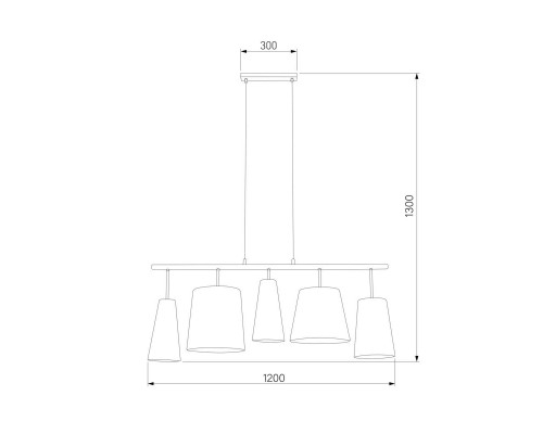 Подвесной светильник TK Lighting 1909 Pedro