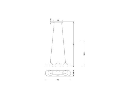 Подвесной светильник Vele Luce Helix VL5153P03