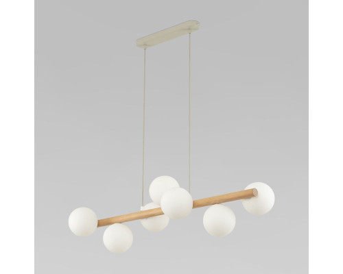 Подвесная люстра TK Lighting 5905 Estera Wood