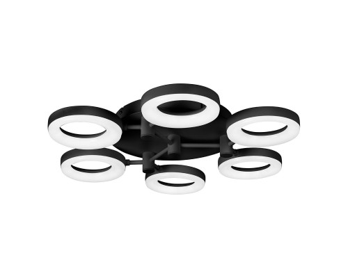 Потолочная светодиодная люстра iLedex Jomo FS-014-X6-(B) 72W BK