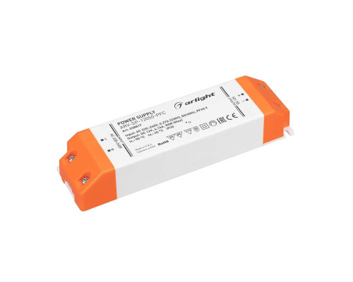 Блок питания Arlight ARV-SP-12050-PFC 12V 50W IP20 4,16A 038817 Блок питания Arlight ARV-SP-12050-PFC 12V 50W IP20 4,16A 038817