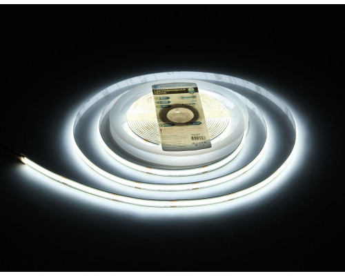 Светодиодная лента Ambrella Light 12W/m 480LED/m COB холодный белый 5M GS4703