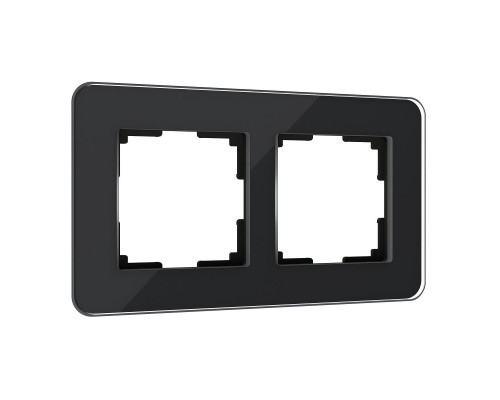 Рамка Werkel Elite на 2 поста черный W0022448 4690389196218 Рамка Werkel Elite на 2 поста черный W0022448 4690389196218