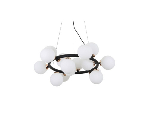 Подвесная люстра Lumina Deco Marsiada LDP 6033-15 BK+GD