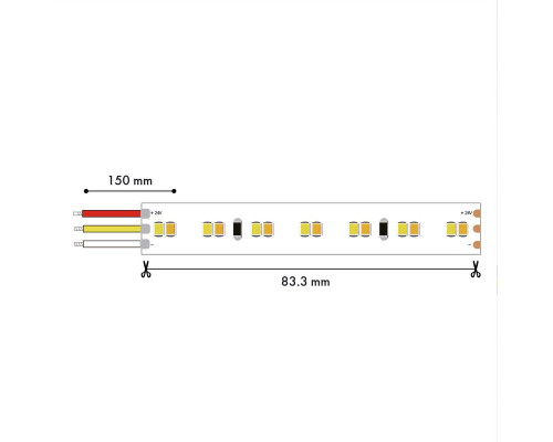 Светодиодная лента Favourite 19,8W/m 168LED/m 2835SMD от теплого до холодного 5M 2001-62020 Светодиодная лента Favourite 19,8W/m 168LED/m 2835SMD от теплого до холодного 5M 2001-62020