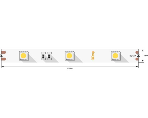 Светодиодная лента SWG 7,2W/m 30LED/m 5050SMD нейтральный белый 5M 003273