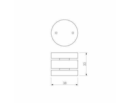 Коннектор круглый для накладного шинопровода Elektrostandard Slim Magnetic 85010/00 черный a063966 Коннектор круглый для накладного шинопровода Elektrostandard Slim Magnetic 85010/00 черный a063966