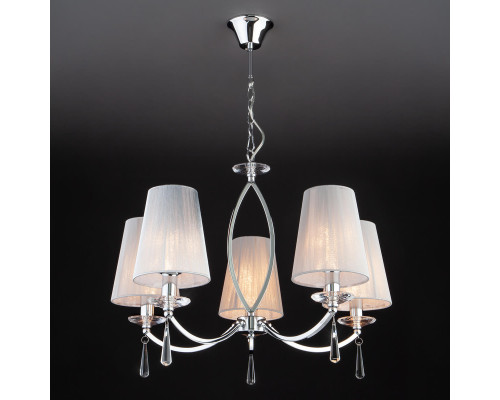 Подвесная люстра Eurosvet 60079/5 хром