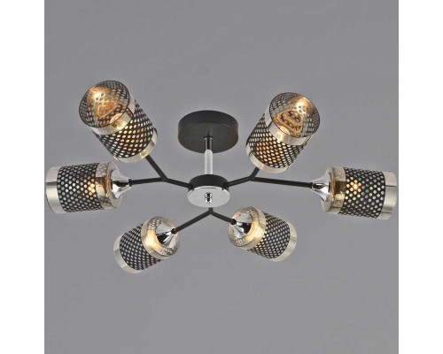 Потолочный светильник Reluce 01405-3.3-06B BK+CR