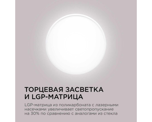 Потолочный светодиодный светильник Apeyron Spin 18-135 Потолочный светодиодный светильник Apeyron Spin 18-135