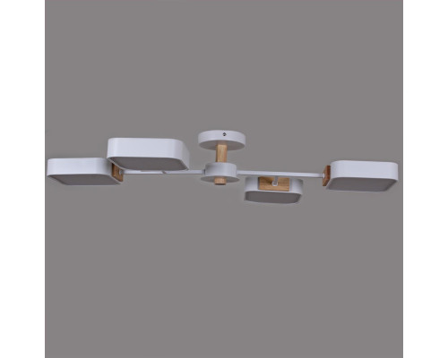 Светильник потолочный Reluce 03363-0.3-04 WH+WOOD Светильник потолочный Reluce 03363-0.3-04 WH+WOOD
