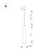 Трековый светильник Arlight LGD-PIPE-TRACK-HANG-4TR-R50-9W 037427