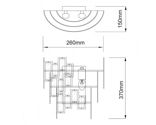 Настенный светильник MW-Light Монарх 2 121020402 Настенный светильник MW-Light Монарх 2 121020402
