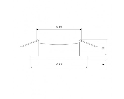 Встраиваемый светильник Elektrostandard Dorma 25001/01 a057004 Встраиваемый светильник Elektrostandard Dorma 25001/01 a057004