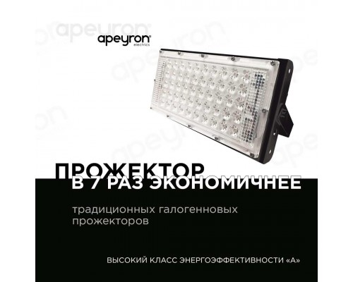 Прожектор светодиодный Apeyron 30W 4000K 05-42 Прожектор светодиодный Apeyron 30W 4000K 05-42